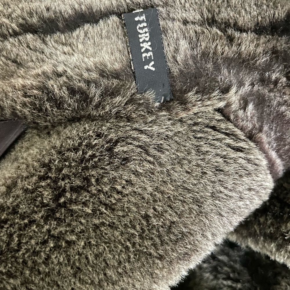 Suede winter jacket. - Picture 3 of 5